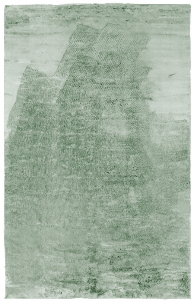 Tapis à poils longs 'Aranga Super Soft Fur' - Vert