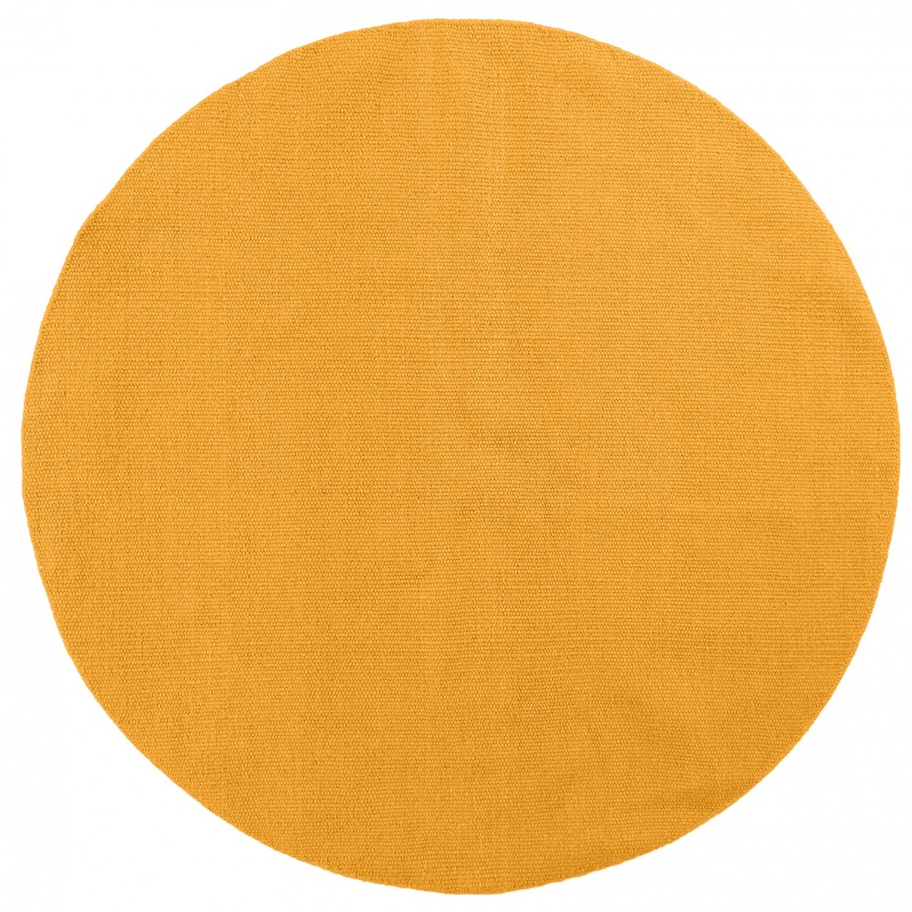 Tapis rond 'Hamilton' - Safran