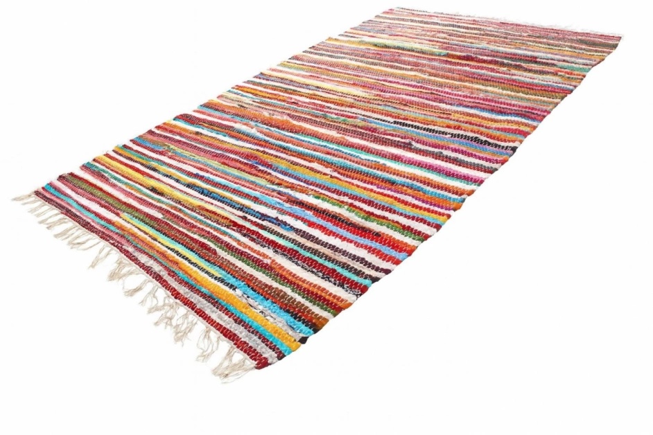 Tapis de lirette 'Happy' - Multicolore