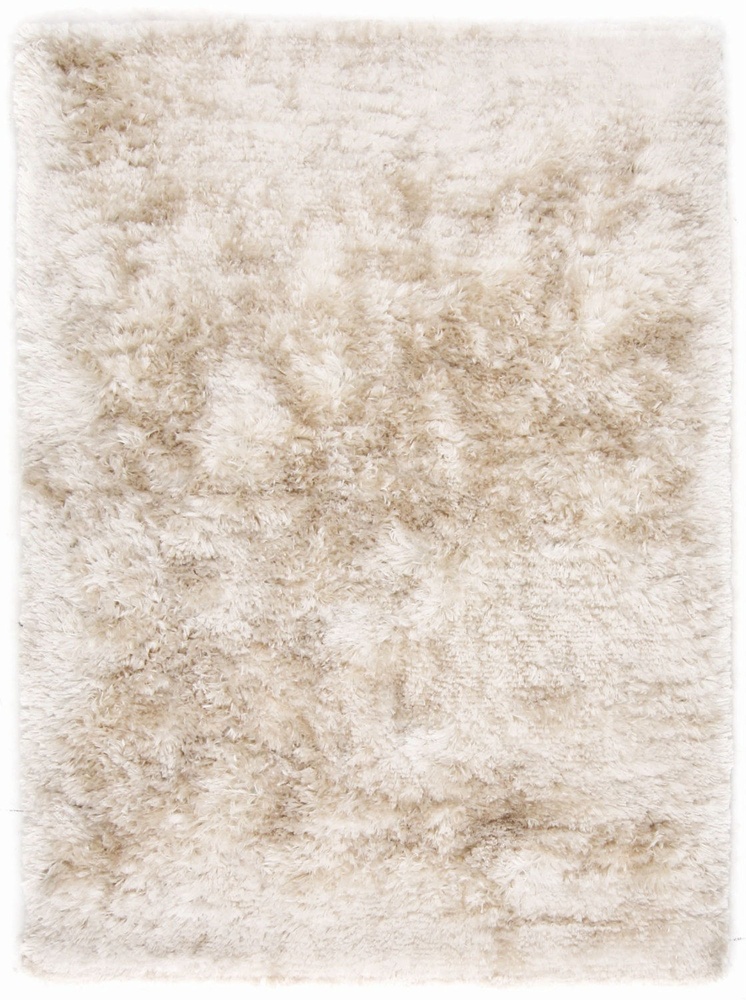 Tapis à poils longs 'Janjira' - Blanc cassé