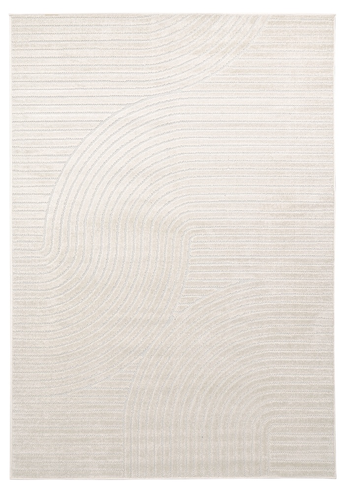 Tapis à poils longs 'Shaggy Indoor-Outdoor' - Crème
