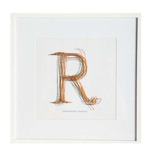 Tableau 'R' - Blanc