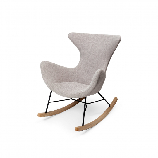 Chaise berçante 'Gaia' - Gris