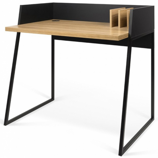 Bureau 'Kenneth' - Chêne/Noir