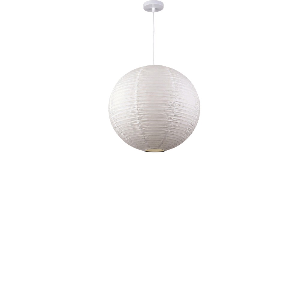 Lampe &agrave; riz 'Lycka' - Blanc 30cm