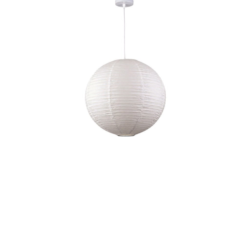 Lampe &agrave; riz 'Lycka' - Blanc 40cm