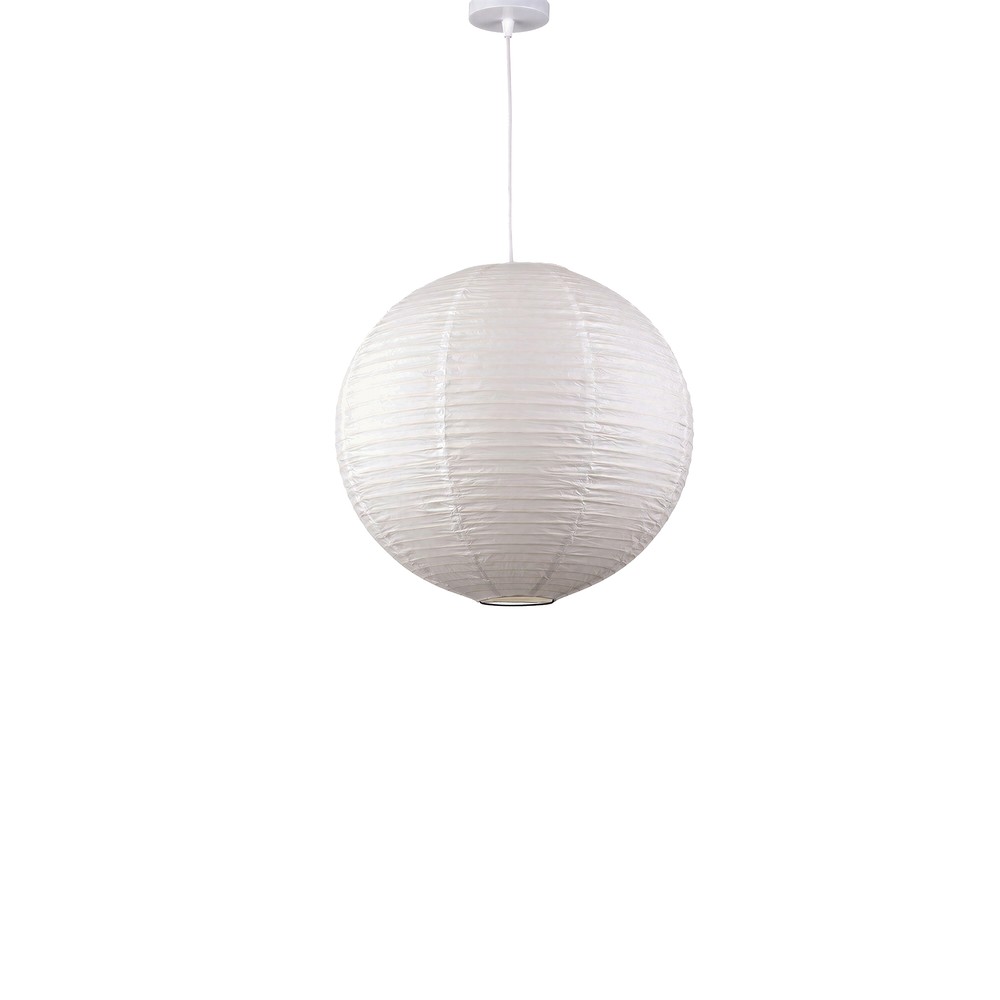 Lampe &agrave; riz 'Lycka' - Blanc 50cm
