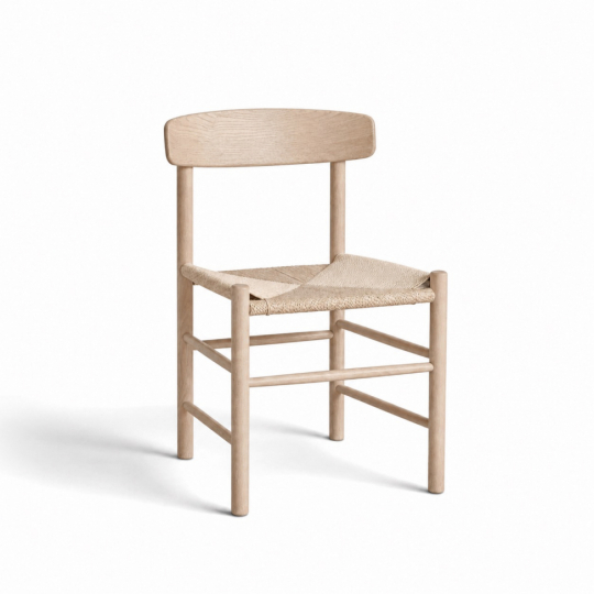 Chaise 'Alfors' - Pigmentée blanche
