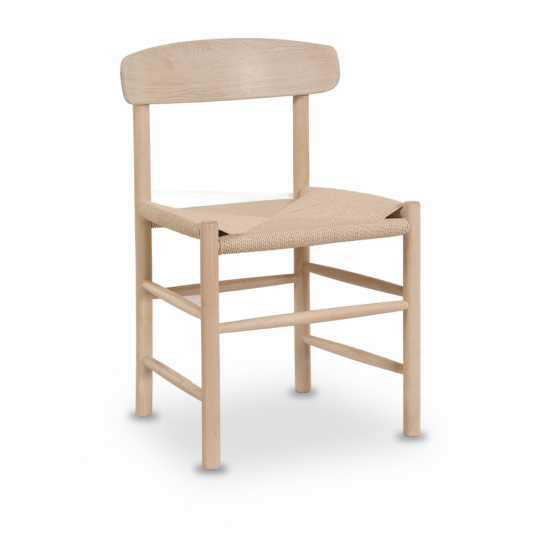 Chaise 'Alfors' - Pigmentée blanche
