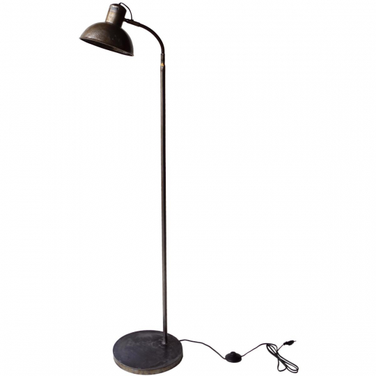 Lampe sur pied 'Walentin' - Fer/Marron