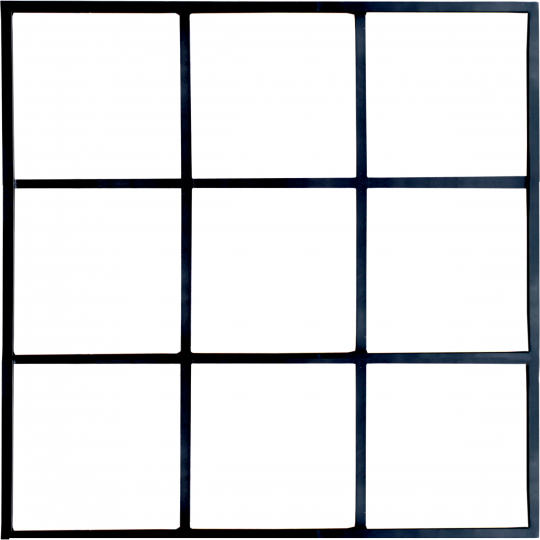 Mur industriel 'New York' S - Noir