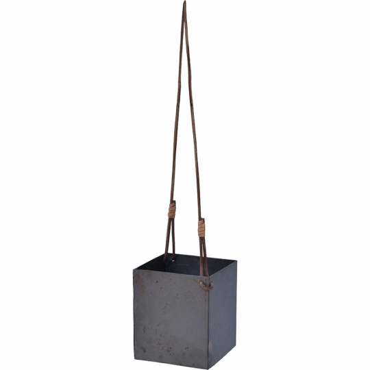 Pot suspendu 'Sikasso' - Cuir