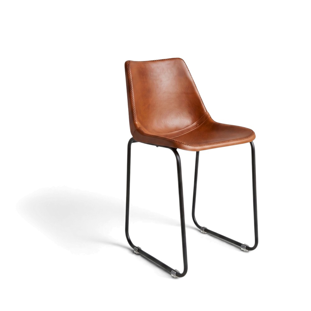 Fauteuil Vintage - Cuir/Fer