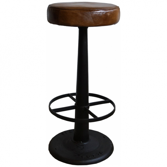 Tabouret de bar - Cuir/fer