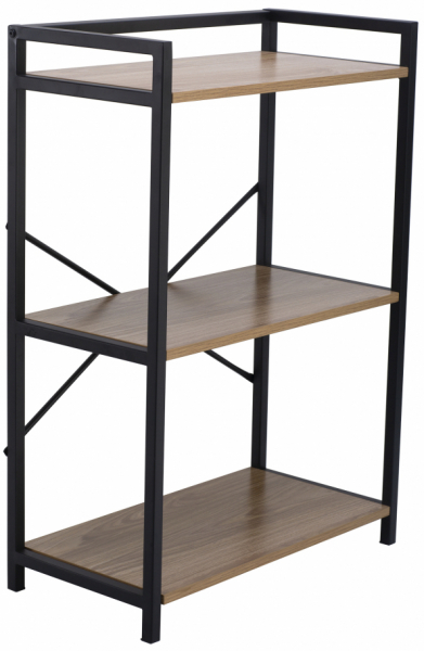 Étagère 'Tre' - Noir/Bois