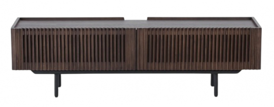 Meuble TV 'Louvre' - Noyer