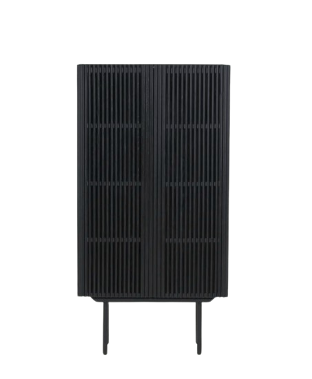 Banc haut 'Louvre' - Noir