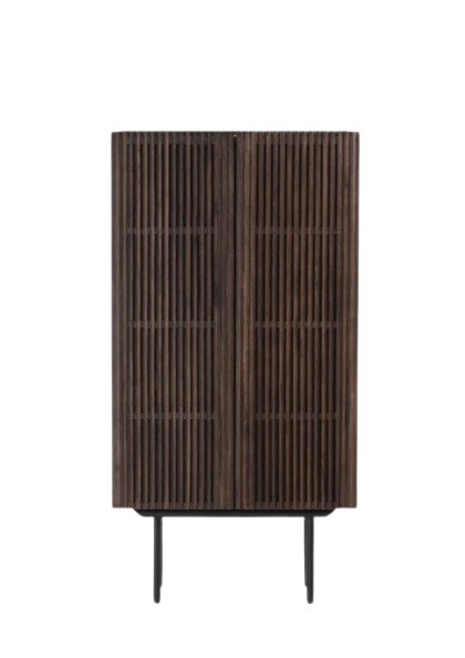 Banc haut 'Louvre' - Noyer