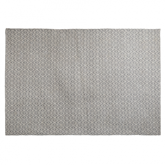 Tapis 'Cozy Luxury' 60x90cm - Gris/Blanc