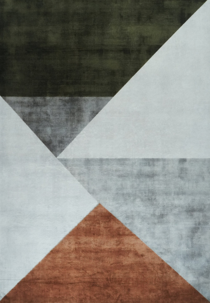 Tapis « Évanille » - Gris/Multicolore