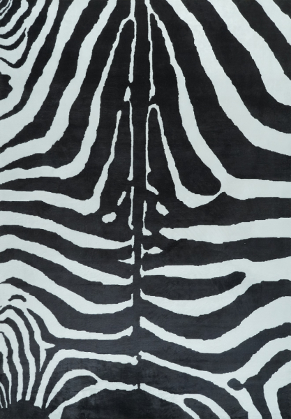 Tapis « Marovi » - Noir/Blanc