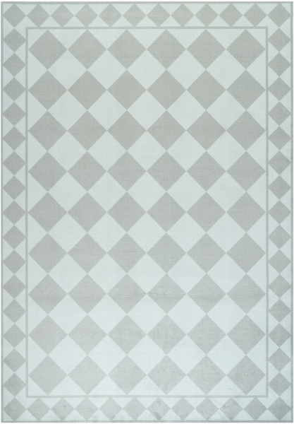 Tapis 'Crestina' - Gris clair