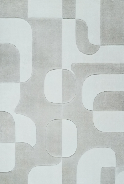 Tapis « Merano » - Gris clair