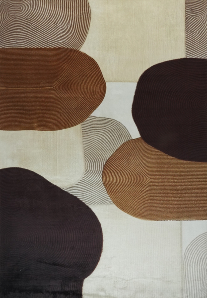 Tapis 'Arvella' - Marron