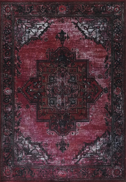 Tapis « Lorano » - Rouge