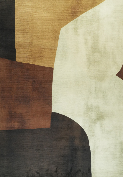 Tapis 'Ventaro' - Marron/Beige