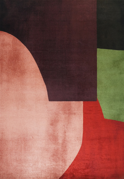 Tapis « Savelle » - Rouge/Multicolore