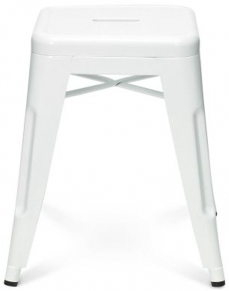 Tabouret 'Montmartre' 45cm - Blanc