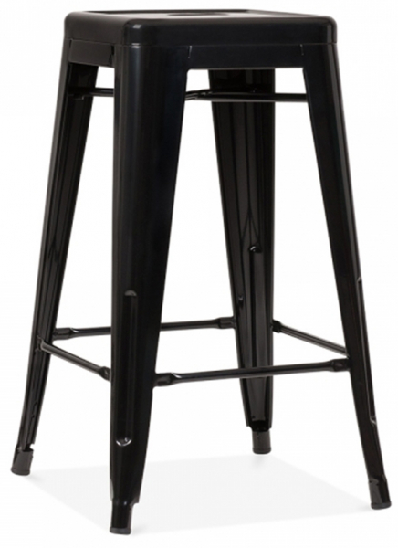 Tabouret 'Montmartre' 65cm - Noir