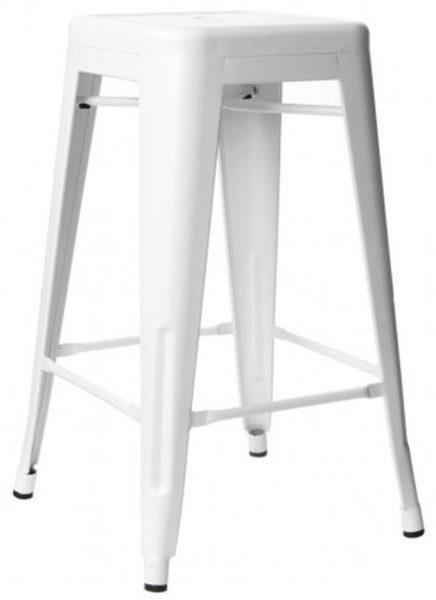 Tabouret 'Montmartre' 65cm - Blanc