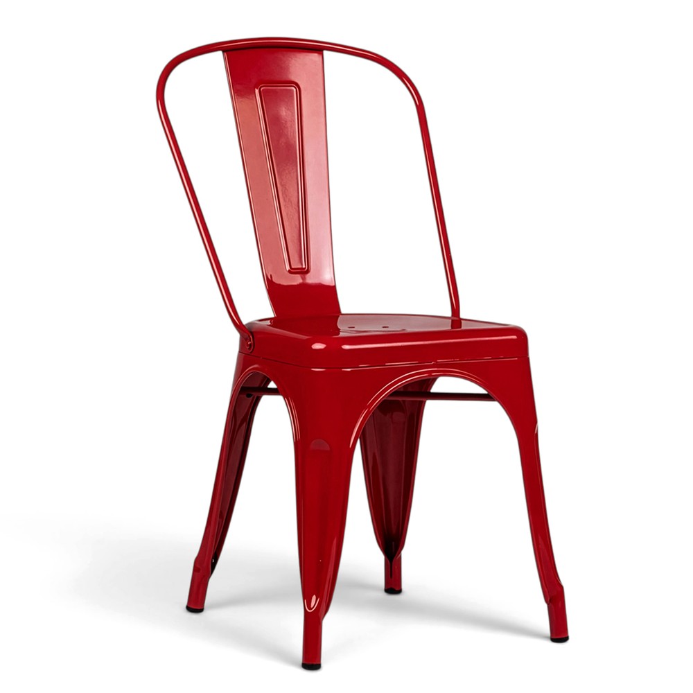 Chaise 'Montmartre' - Laque rouge