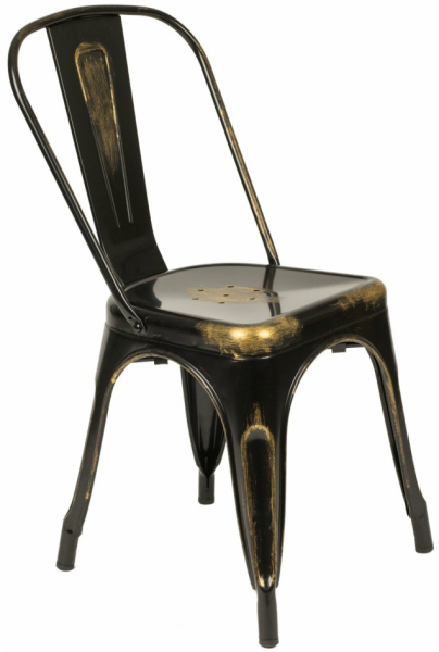 Chaise 'Montmartre' - Vintage noir/antique