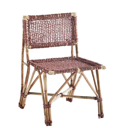 Chaise 'Bamboo' - Rose