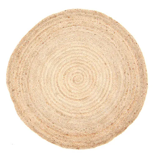 Tapis rond 'Flätan' 200cm - Jute