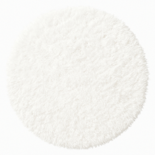 Tapis rond 'Janjira' 240cm - Blanc