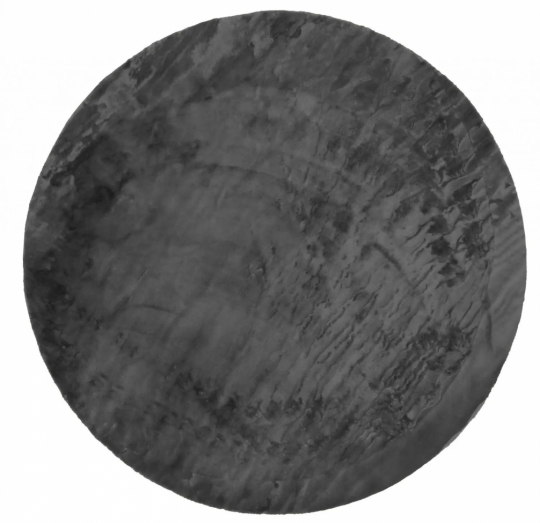 Tapis rond 'Aranga Super Soft' 120cm - Anthracite
