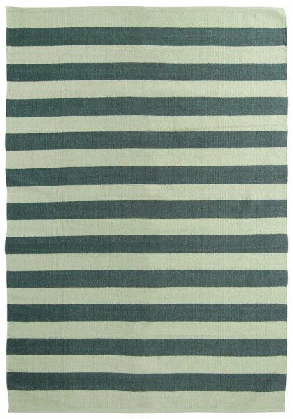 Tapis en coton 'Nilo' 240x340cm - Vert