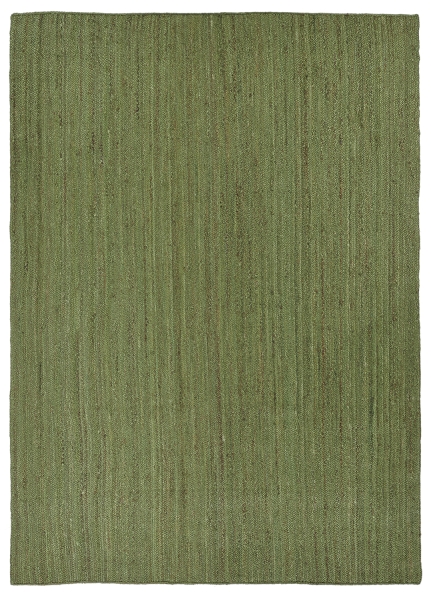 Tapis en jute 'Amasia' - Vert foncé