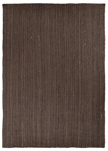 Tapis en jute 'Amasia' - Brun foncé