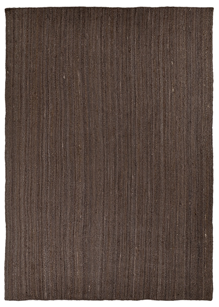 Tapis en jute 'Amasia' - Brun foncé