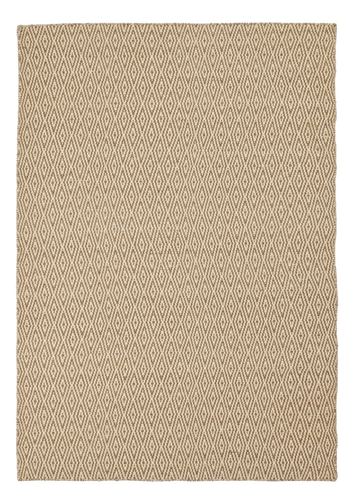 Tapis en laine ' Monastir' - Marron/blanc