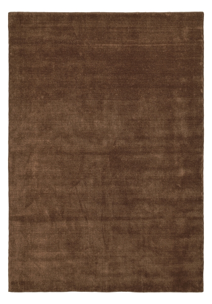 Tapis en laine 'Rozen Handloom Wool Premium' - Marron