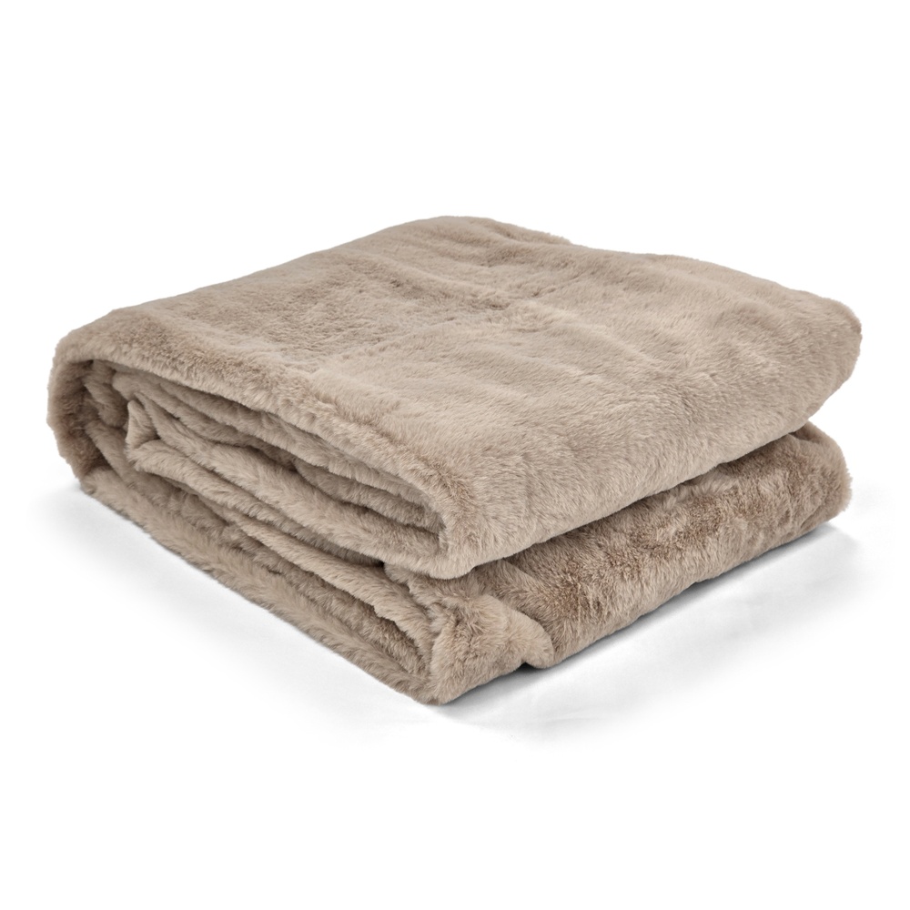Plaid ' Aranga Super Soft Throw ' 130 x 170 cm - Marron