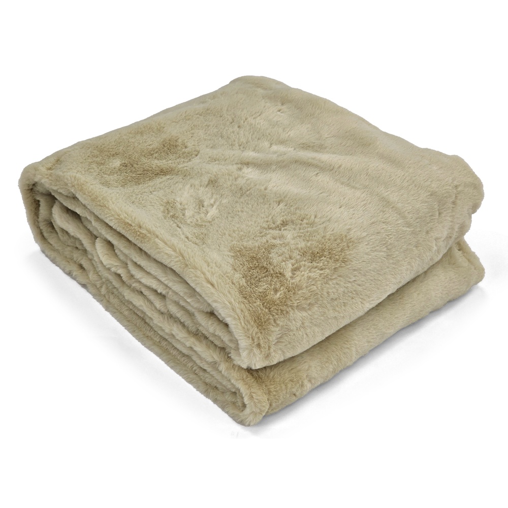 Plaid ' Aranga Super Soft Throw ' 130 x 170 cm - Vert clair
