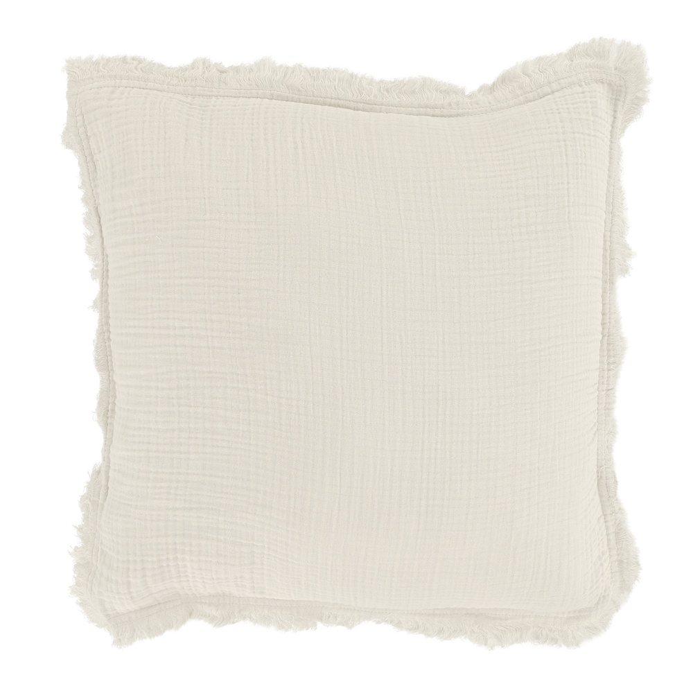 Housse de coussin ' Dorena ' 45 x 45 cm - Bleue