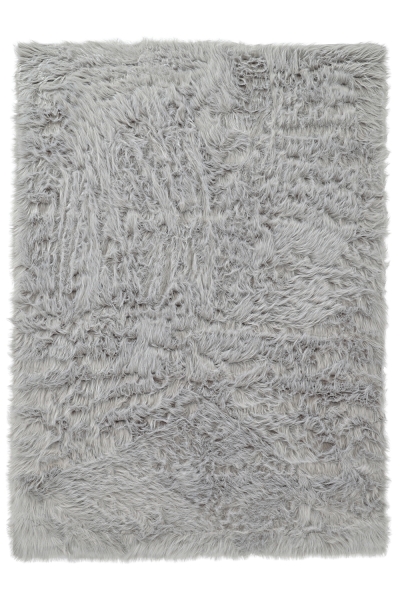 Tapis Rya ' Sohar ' - Gris clair